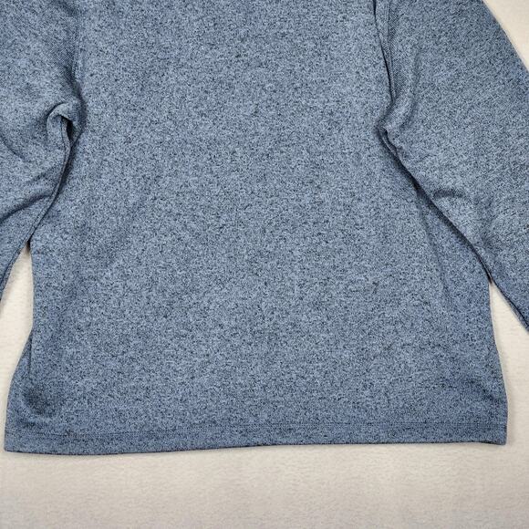 Eddie Bauer Sweater Mens XL Radiator QTR Zip Fleece Pullover Anti Pill Warm - Picture 11 of 15